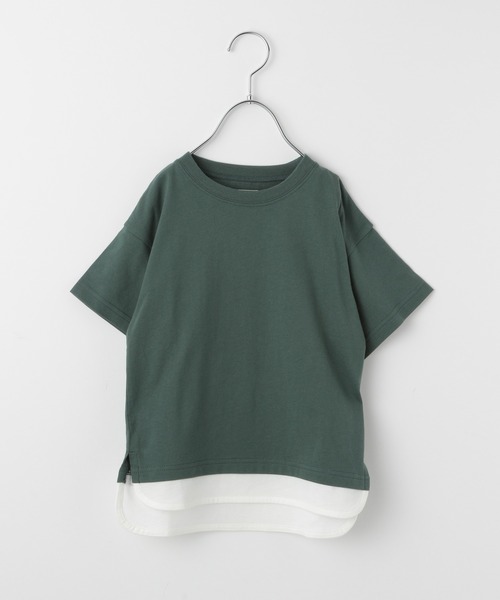 GLOBAL WORK（グローバルワーク）の「【キッズ】シャーベッTEEレイヤード/940122（Tシャツ/カットソー・キッズ・ライトグレー/ブラック/ブルー/ライトイエロー/ダークブラウン/グリーン・110cm/100cm/120cm/130cm/140cm/150cm/160cm）」の21枚目の写真