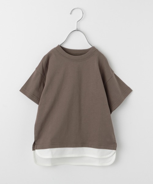 GLOBAL WORK（グローバルワーク）の「【キッズ】シャーベッTEEレイヤード/940122（Tシャツ/カットソー・キッズ・ライトグレー/ブラック/ブルー/ライトイエロー/ダークブラウン/グリーン・110cm/100cm/120cm/130cm/140cm/150cm/160cm）」の20枚目の写真