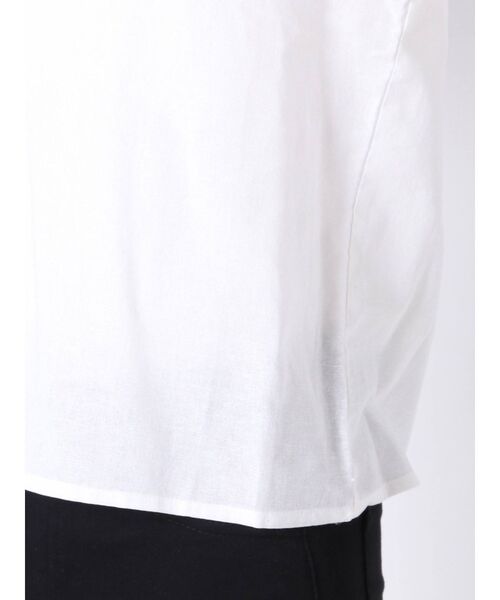 merry jenny(メリージェニー)の「bigフリルカラーパフブラウス(シャツ/ブラウス・レディース・ブラック/オフホワイト/ミント・FREE)」の4枚目の写真