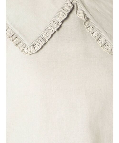 merry jenny(メリージェニー)の「bigフリルカラーパフブラウス(シャツ/ブラウス・レディース・ブラック/オフホワイト/ミント・FREE)」の7枚目の写真