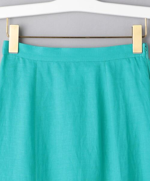 UNITED ARROWS(ユナイテッドアローズ)の「UWCC CE/LINEN フレアー マキシスカート◆(スカート・レディース・オリーブ/ターコイズブルー/ナチュラル・40/38/36)」の12枚目の写真