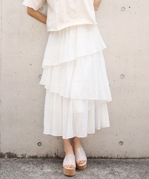one after another NICE CLAUP | 3段ティアードスカート(スカート)
