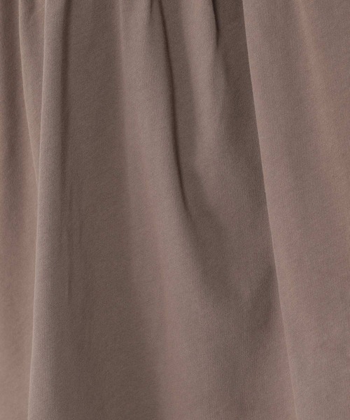 studio CLIP(スタディオクリップ)の「フロントギャザー切り替えプルオーバー(Tシャツ/カットソー・レディース・ライトグレー/ブラウン/ブラック・FREE)」の6枚目の写真