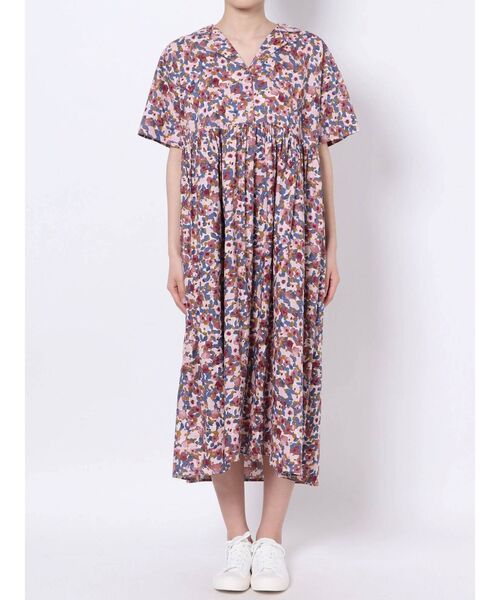 merry jenny（メリージェニー）の「flowerオープンカラーシャツワンピース（ワンピース・レディース・ピンク/ブルー・FREE）」の12枚目の写真