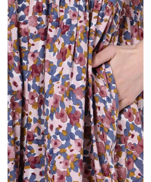 merry jenny（メリージェニー）の「flowerオープンカラーシャツワンピース（ワンピース・レディース・ピンク/ブルー・FREE）」の14枚目の写真