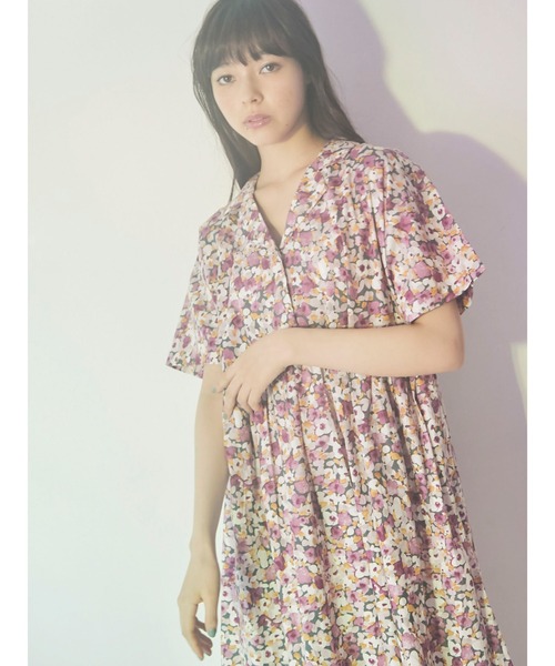 merry jenny（メリージェニー）の「flowerオープンカラーシャツワンピース（ワンピース・レディース・ピンク/ブルー・FREE）」の21枚目の写真