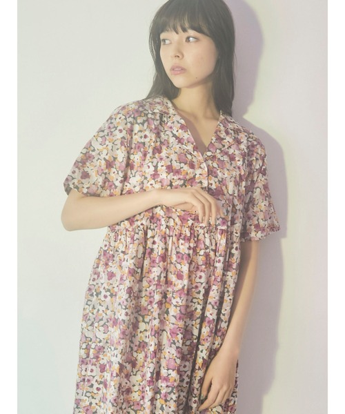 merry jenny（メリージェニー）の「flowerオープンカラーシャツワンピース（ワンピース・レディース・ピンク/ブルー・FREE）」の22枚目の写真