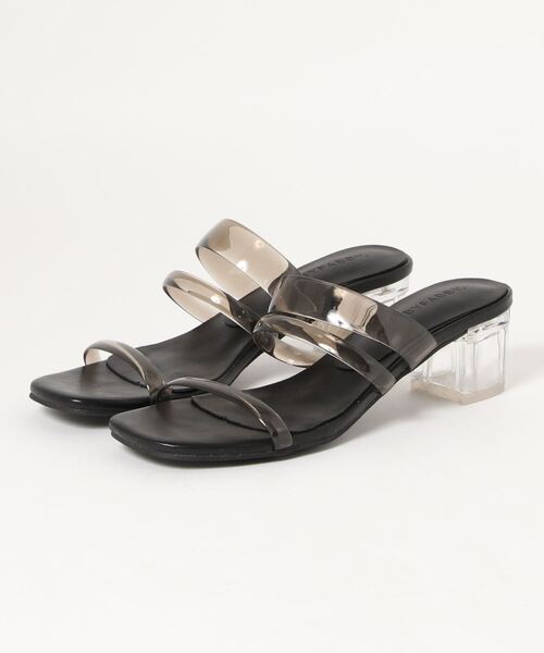 Fabby fabby（ファビィーファビィー）の「クリアヒールサンダル（サンダル・レディース・ブラック/アイボリー/ライトグリーン/パイソン/オフホワイト・MEDIUM/LARGE/SMALL）」の22枚目の写真