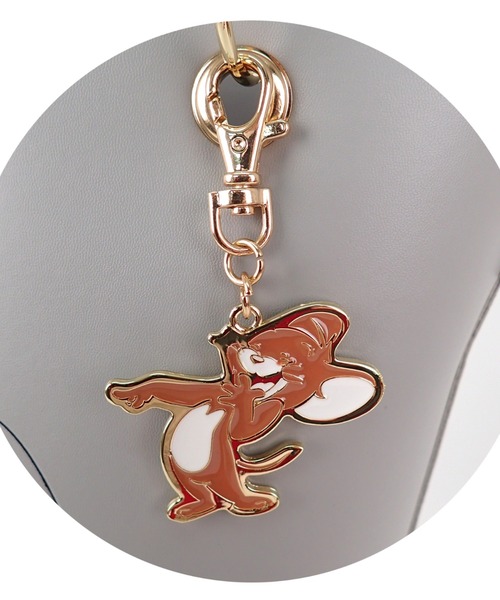 Tom&Jerry(トムアンドジェリー)の「TOM&JERRY×Flapperチャーム付きショルダーバッグ(ショルダーバッグ・レディース・ブラウン/グレー・FREE)」の8枚目の写真