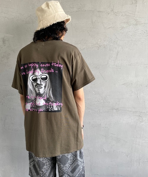 bend(s)（ベンズ）の「[BENDS×JEANS FACTORY/ベンズ×ジーンズファクトリー] 別注 グラフィックバックプリントTシャツ KC（Tシャツ/カットソー・レディース・ホワイト/オリーブ・M/L）」の5枚目の写真