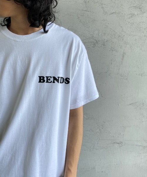 bend(s)（ベンズ）の「[BENDS×JEANS FACTORY/ベンズ×ジーンズファクトリー] 別注 グラフィックバックプリントTシャツ KC（Tシャツ/カットソー・レディース・ホワイト/オリーブ・M/L）」の17枚目の写真