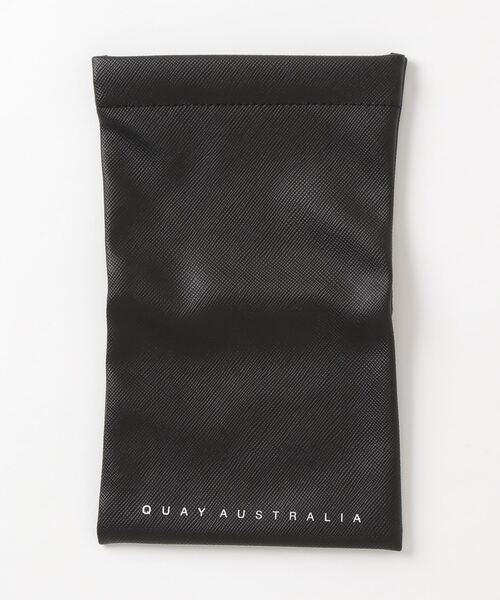quay（キー）の「QUAY AUSTRALIA/キーオーストラリア サングラス RIZZO QW-332 BK/SM（サングラス・メンズ・ブラック系その他・FREE）」の4枚目の写真