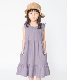 BRANSHES | 【接触冷感】肩リボンノースリーブワンピース(ワンピース)