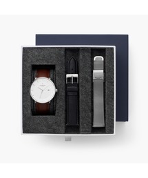 nordgreen（ノードグリーン）の「《nordgreen/ノードグリーン》 Philosopher 40mm 新作！！ 限定SETBOX ブラウンレザー ブラックレザー＆ シルバーメッシュベルト付き（アナログ腕時計・メンズ）」