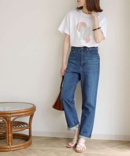 HER CLOSET(ハークローゼット)の「【HERCLOSET】ニュアンスプリントTシャツ(Tシャツ/カットソー・レディース・ホワイト系その他3/ホワイト/ホワイト系その他/ホワイト系その他2・S/M)」の11枚目の写真