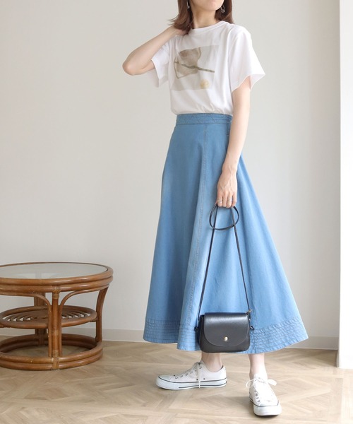 HER CLOSET(ハークローゼット)の「【HERCLOSET】ニュアンスプリントTシャツ(Tシャツ/カットソー・レディース・ホワイト系その他3/ホワイト/ホワイト系その他/ホワイト系その他2・S/M)」の15枚目の写真