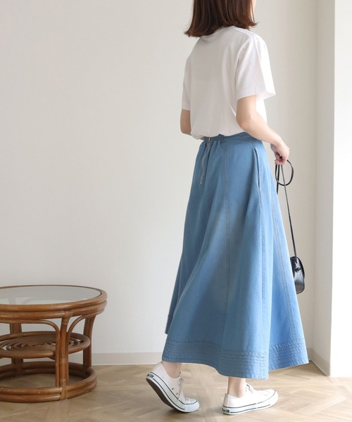 HER CLOSET(ハークローゼット)の「【HERCLOSET】ニュアンスプリントTシャツ(Tシャツ/カットソー・レディース・ホワイト系その他3/ホワイト/ホワイト系その他/ホワイト系その他2・S/M)」の10枚目の写真
