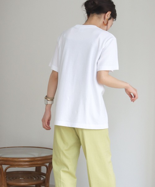 HER CLOSET(ハークローゼット)の「【HERCLOSET】ニュアンスプリントTシャツ(Tシャツ/カットソー・レディース・ホワイト系その他3/ホワイト/ホワイト系その他/ホワイト系その他2・S/M)」の6枚目の写真
