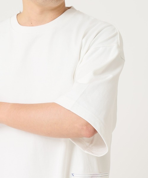 JOURNAL STANDARD relume(ジャーナルスタンダード レリューム)の「【SMITH`S × relume / スミス】STITCH サイドポケット Tシャツ(Tシャツ/カットソー・メンズ・ブルー/ベージュ/ホワイト/ブラウン・MEDIUM/LARGE)」の15枚目の写真