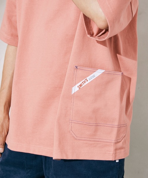 JOURNAL STANDARD relume(ジャーナルスタンダード レリューム)の「【SMITH`S × relume / スミス】STITCH サイドポケット Tシャツ(Tシャツ/カットソー・メンズ・ブルー/ベージュ/ホワイト/ブラウン・MEDIUM/LARGE)」の18枚目の写真