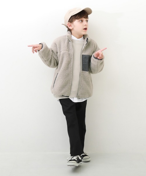 値下げ中❗️WOOD BLOCK 新品！ボアジャケットサイズM セール】洗える アウトドア ボアジャケット（ブルゾン）｜devirock