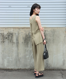 VENCEEXCHANGE | レーヨン麻ノースリセットアップ(その他トップス)