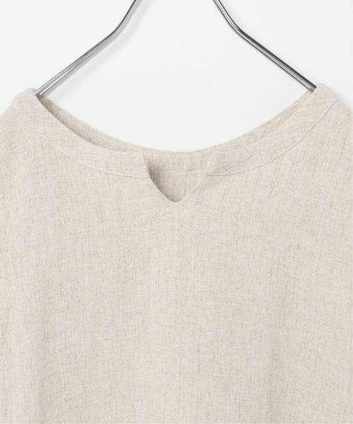 VENCEEXCHANGE（ヴァンスエクスチェンジ）の「レーヨン麻ノースリセットアップ（その他トップス・レディース・ダークグリーン/オフホワイト/ブルー・M）」の6枚目の写真