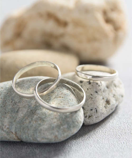 NIM（ニム）の「NIM ニム / Flat Ring フラットナローリング ピンキーリング（シルバー925） / NIM07SS（リング・メンズ・シルバー・11号/9号/13号/5号/7号/15号/17号/19号/21号/23号/25号）」の3枚目の写真