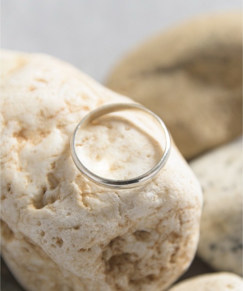 NIM（ニム）の「NIM ニム / Flat Ring フラットナローリング ピンキーリング（シルバー925） / NIM07SS（リング・メンズ・シルバー・11号/9号/13号/5号/7号/15号/17号/19号/21号/23号/25号）」の4枚目の写真