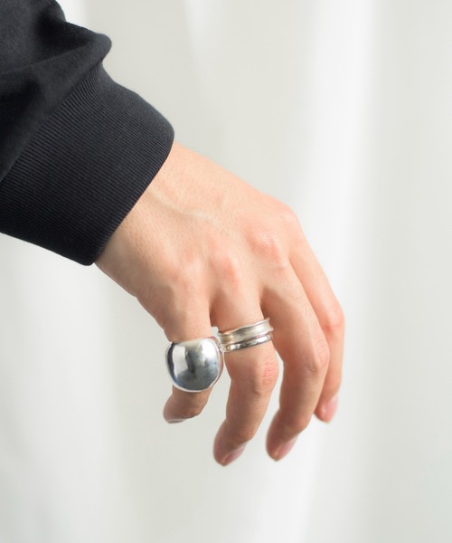 NIM（ニム）の「NIM ニム / Flat Ring フラットナローリング ピンキーリング（シルバー925） / NIM07SS（リング・メンズ・シルバー・11号/9号/13号/5号/7号/15号/17号/19号/21号/23号/25号）」の10枚目の写真