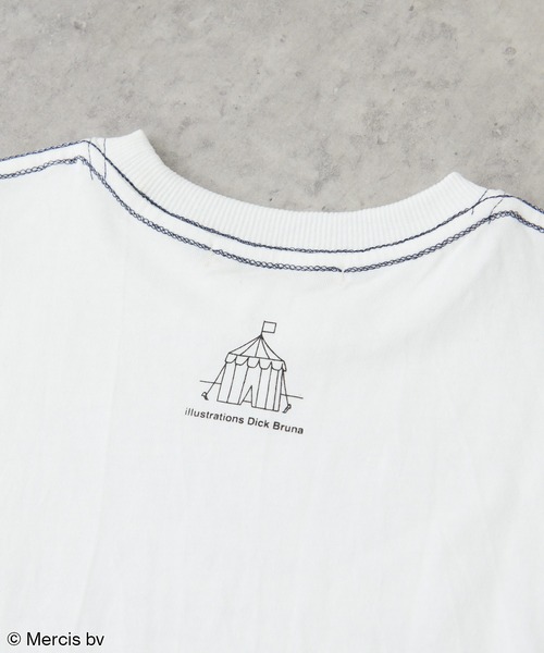 Miffy( ミッフィー)の「【WEB限定・ENFANT】MIFFY/ミッフィープリント kids Tシャツ(Tシャツ/カットソー・キッズ・ホワイト/ブラック・M/L)」の15枚目の写真