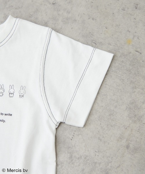 Miffy( ミッフィー)の「【WEB限定・ENFANT】MIFFY/ミッフィープリント kids Tシャツ(Tシャツ/カットソー・キッズ・ホワイト/ブラック・M/L)」の16枚目の写真