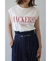 MACKERELプリントフレンチトップス