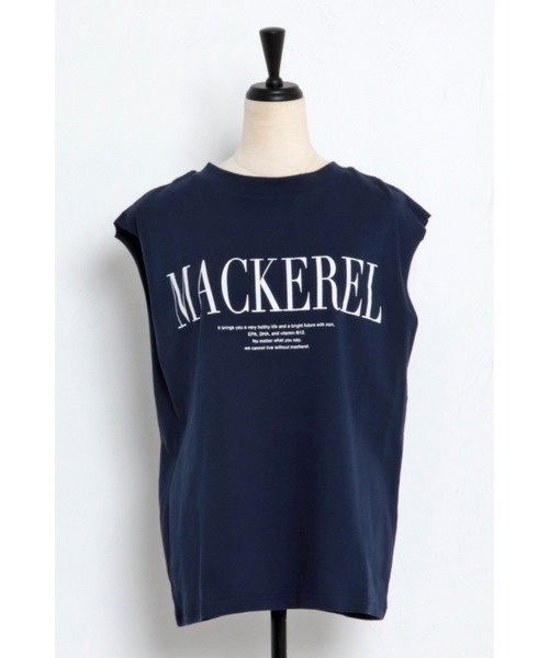 Bonjour Sagan（ボンジュールサガン）の「MACKERELプリントフレンチトップス（Tシャツ/カットソー・レディース・レッド/ブラック/ネイビー・FREE）」の22枚目の写真