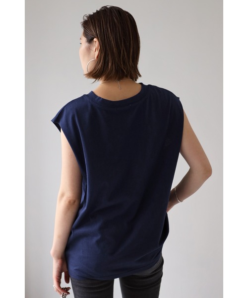 Bonjour Sagan（ボンジュールサガン）の「MACKERELプリントフレンチトップス（Tシャツ/カットソー・レディース・レッド/ブラック/ネイビー・FREE）」の19枚目の写真