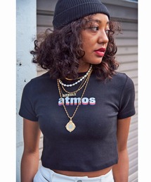 atmos pink | atmos pink レインボーロゴ ミニTシャツ(Tシャツ/カットソー)