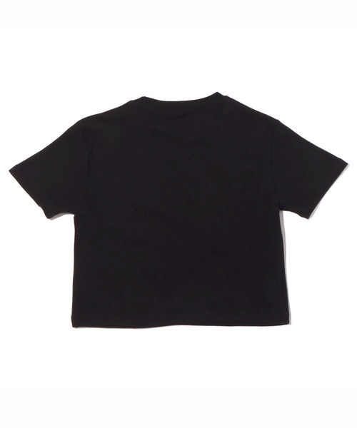 atmos pink（アトモスピンク）の「atmos pink レインボーロゴ ミニTシャツ（Tシャツ/カットソー・レディース・ホワイト/ブラック/サックスブルー・FREE）」の7枚目の写真