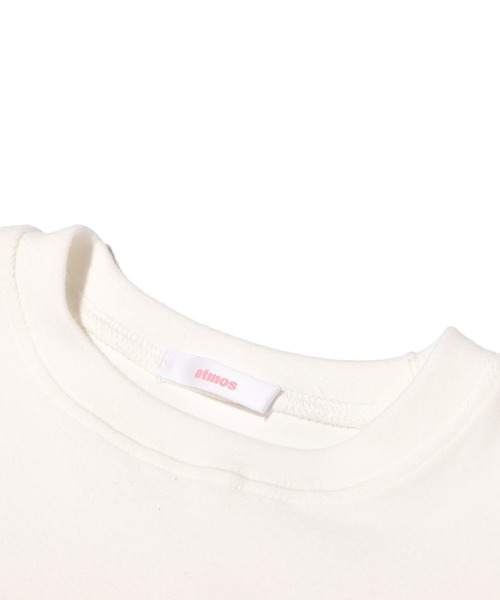 atmos pink（アトモスピンク）の「atmos pink レインボーロゴ ミニTシャツ（Tシャツ/カットソー・レディース・ホワイト/ブラック/サックスブルー・FREE）」の10枚目の写真