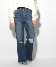 PBLIM | 【PAGEBOYLIM】ダメージデニムパンツ【WEB限定アイテム】(デニムパンツ)