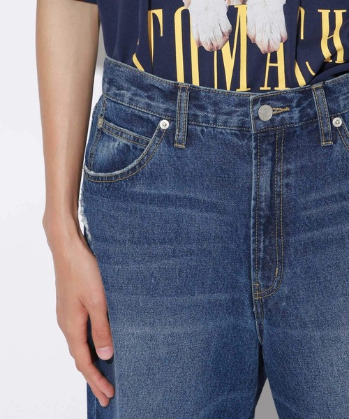 PBLIM(ページボーイリム)の「【PAGEBOYLIM】ダメージデニムパンツ【WEB限定アイテム】(デニムパンツ・レディース・ライトブルー/ブルー・MEDIUM/LARGE)」の22枚目の写真