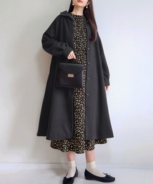 PURIL | 【PURIL】花柄ウェストギャザーフレアワンピース(ワンピース)