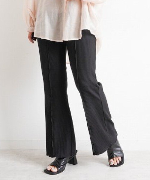 Fabby fabby（ファビィーファビィー）の「ストレッチ台形ヒールミュールサンダル（サンダル・レディース・ブラック/ホワイト・SMALL/LARGE/MEDIUM）」の20枚目の写真