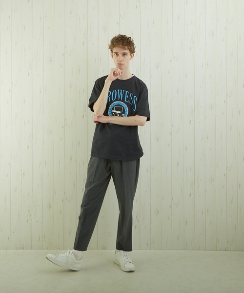 TONE SELECT WEAR(トーンセレクトウェア)の「【TONE BY AS】カレッジプリントTEE(BL)(Tシャツ/カットソー・メンズ・ブルー/スミクロ/杢グレー・MEDIUM/LARGE)」の22枚目の写真