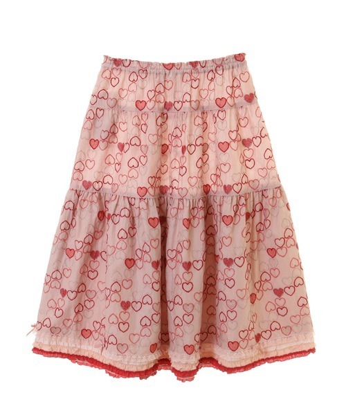 PINK HOUSE（ピンクハウス）の「ハートステッチレーススカート  