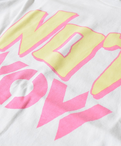 ALDIES(アールディーズ)の「Notnow Half Sleeve T / ノットナウハーフスリーブT(Tシャツ/カットソー・メンズ・ホワイト系その他2/ブラック/ホワイト系その他・MEDIUM/SMALL/X-LARGE/LARGE)」の17枚目の写真