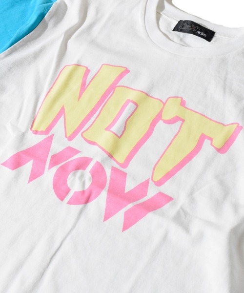 ALDIES(アールディーズ)の「Notnow Half Sleeve T / ノットナウハーフスリーブT(Tシャツ/カットソー・メンズ・ホワイト系その他2/ブラック/ホワイト系その他・MEDIUM/SMALL/X-LARGE/LARGE)」の16枚目の写真