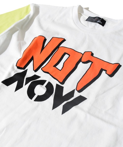 ALDIES(アールディーズ)の「Notnow Half Sleeve T / ノットナウハーフスリーブT(Tシャツ/カットソー・メンズ・ホワイト系その他2/ブラック/ホワイト系その他・MEDIUM/SMALL/X-LARGE/LARGE)」の8枚目の写真