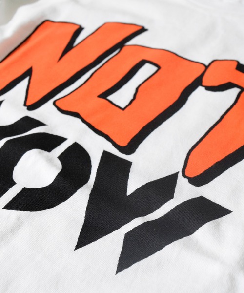 ALDIES(アールディーズ)の「Notnow Half Sleeve T / ノットナウハーフスリーブT(Tシャツ/カットソー・メンズ・ホワイト系その他2/ブラック/ホワイト系その他・MEDIUM/SMALL/X-LARGE/LARGE)」の9枚目の写真