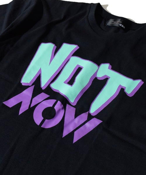 ALDIES(アールディーズ)の「Notnow Half Sleeve T / ノットナウハーフスリーブT(Tシャツ/カットソー・メンズ・ホワイト系その他2/ブラック/ホワイト系その他・MEDIUM/SMALL/X-LARGE/LARGE)」の12枚目の写真
