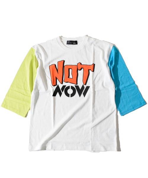 ALDIES(アールディーズ)の「Notnow Half Sleeve T / ノットナウハーフスリーブT(Tシャツ/カットソー・メンズ・ホワイト系その他2/ブラック/ホワイト系その他・MEDIUM/SMALL/X-LARGE/LARGE)」の22枚目の写真